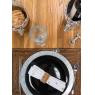 Bottle cooler holder in aluminium