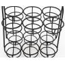 Black metal egg holder