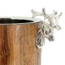 Seau à champagne Cerf en bois et alu