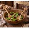 Paire de couverts en manguier