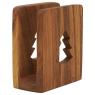 Acacia wood towel rack 
