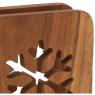 Acacia wood towel rack
