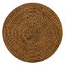Dessous de plat en rotin antique