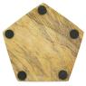 Mango wood coasters