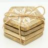 Mango wood coasters