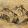 Mango wood coasters