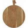 Round acacia cutting board