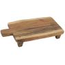Acacia wood cutting board with legs