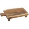 Acacia wood cutting board with legs