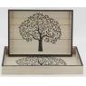 Wooden trays - Tree design