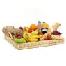 Rectangular trays in rattan