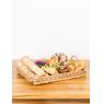 Rectangular trays in rattan