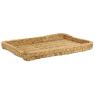 Rectangular unpeeled rattan tray