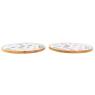 Round trays in mango