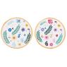 Round trays in mango