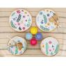 Round trays in mango