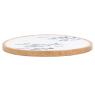 Round tray in mango