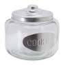 Glass biscuit jar