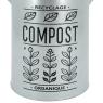 Pot à compost en métal