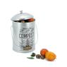 Pot à compost en métal