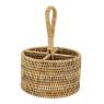 Rattan cutlery tray
