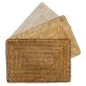 Set de table en rotin antique