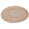 Round natural maize placemats