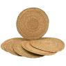 Round rush placemats