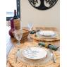 Round raffia placemats