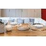 Oval raffia placemats