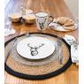 Rush and jute placemats