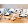 Set of 6 raffia placemats 