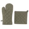 Oven mitt and pot holder set