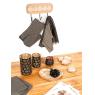 Oven mitt and pot holder set