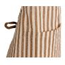 Cotton apron with stripes