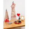 Linen and cotton apron