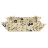 Corbeille à pain en coton motif Olives