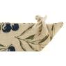 Corbeille à pain en coton motif Olives