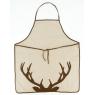 Linen and cotton apron