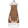 Linen and cotton apron