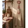 Tablier de cuisine en lin et coton