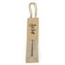 Jute bag for 1 bottle