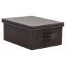 Simili ostrich leather box