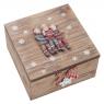 Wooden boxes with winter design