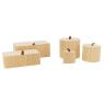 Set of 2 rectangular bamboo boxes 