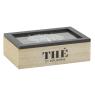 Wooden the box 6 compartments - Tree design