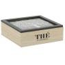 Wooden the box 9 compartments - Tree design