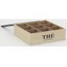 Wooden the box 9 compartments - Tree design