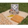 Bleached willow picnic basket