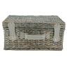 Grey willow picnic basket
